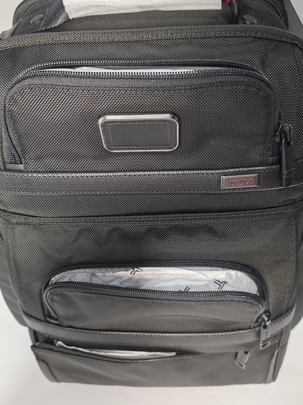 Tumi Black Tactical Nylon Backpack for Men